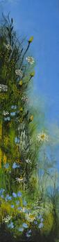 Blooming Flowers Beneath the Blue Sky by Emma Ashby