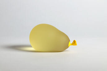 Yellow Water Balloon by Dylan Martinez
