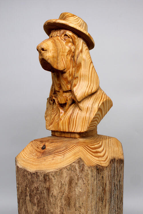 Bloodhound Bust (Hemlock) by Joe Lupiani