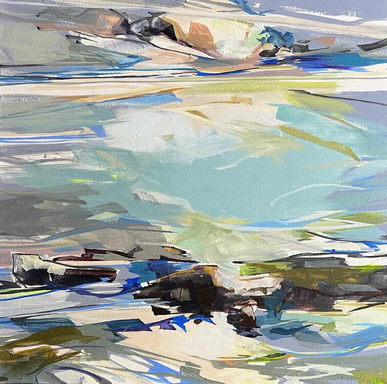Daydream on a Milk Grass Green Ocean by Jeffrey Fitzgerald