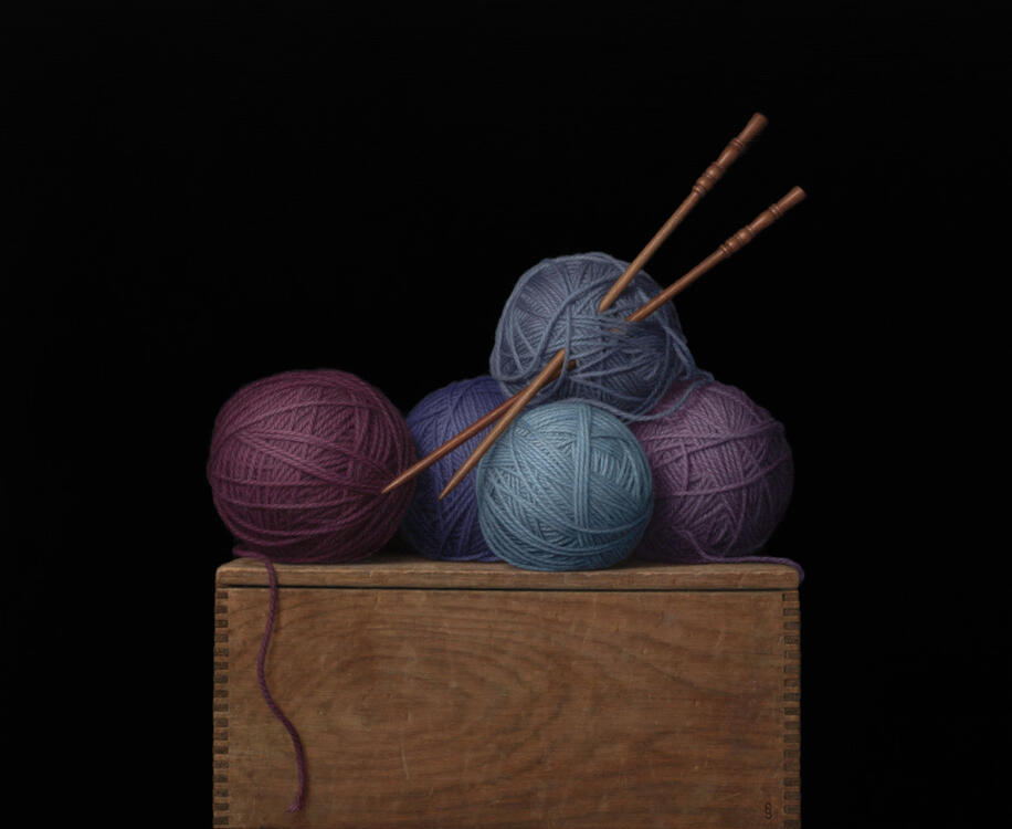Violet Wool by Sydney Bella Sparrow