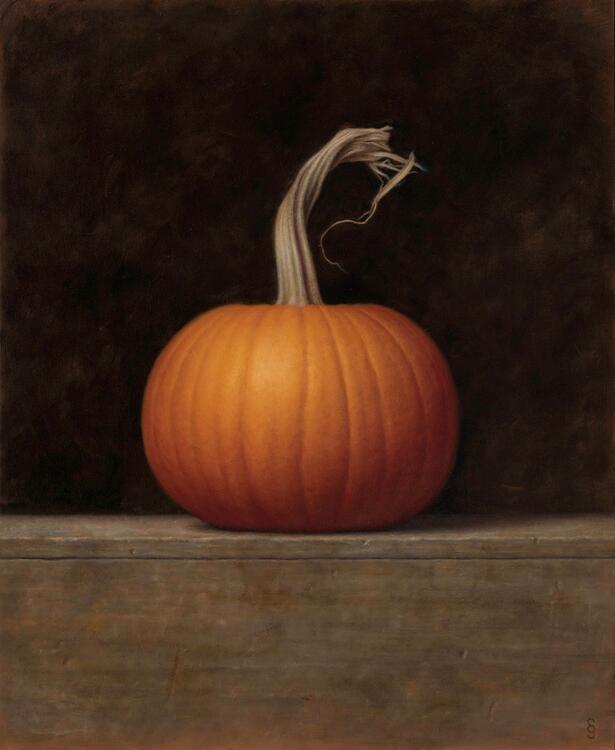 Portrait of a Pumpkin I by Sydney Bella Sparrow