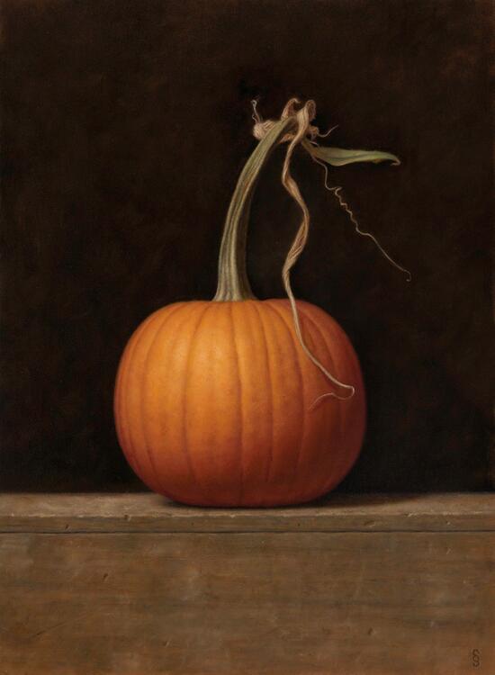 Portrait of a Pumpkin II by Sydney Bella Sparrow