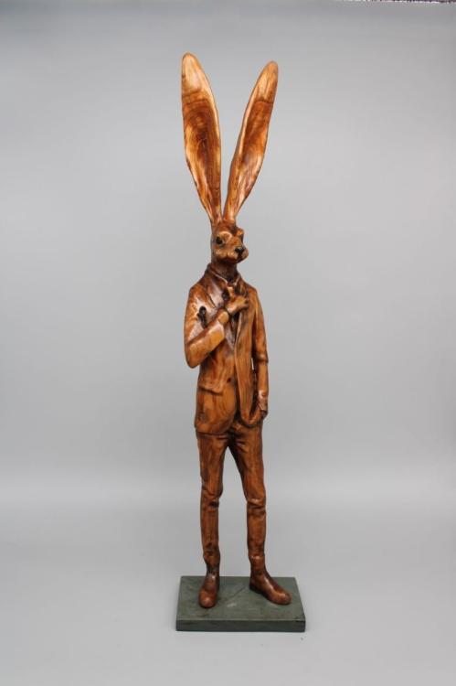 Long Eared Formal Rabbit by Joe Lupiani