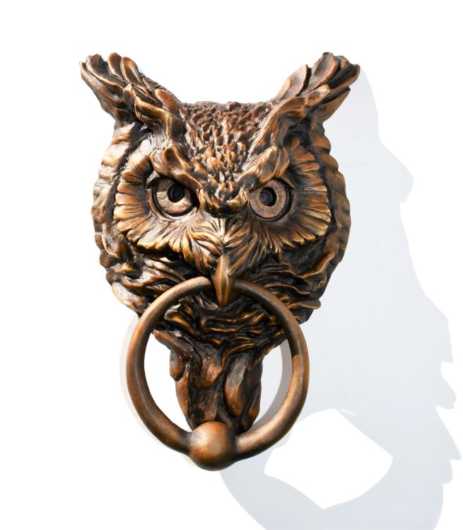 Large Owl Door Knocker by Anthony Alemany