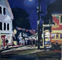 Night Time on Commercial Street V by Sheila Barbone
