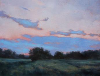 Sunset Field by Darlou Gams