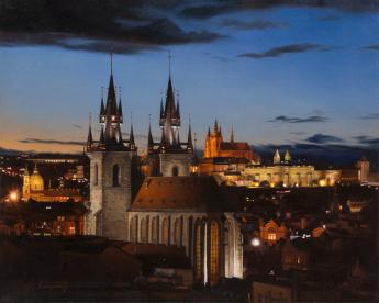 Prague Skyline by Joshua Langstaff