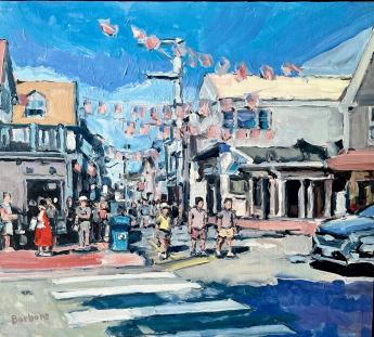 Strolling Commercial Street No. 2 by Sheila Barbone