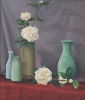 Vases; Flowers by Christopher Gowell