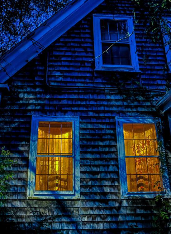 Provincetown Winter Windows 1 of 25 by Allan MacKinnon