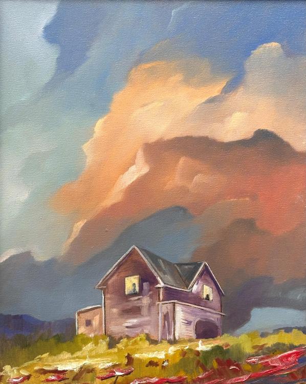 Lone House on a Hill by Steve Bowersock