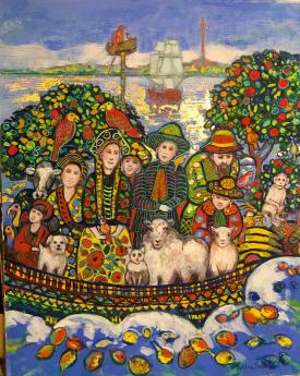 Immigrants and Sheep by Marilene Sawaf