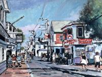 Summertime on Commercial Street by Sheila Barbone