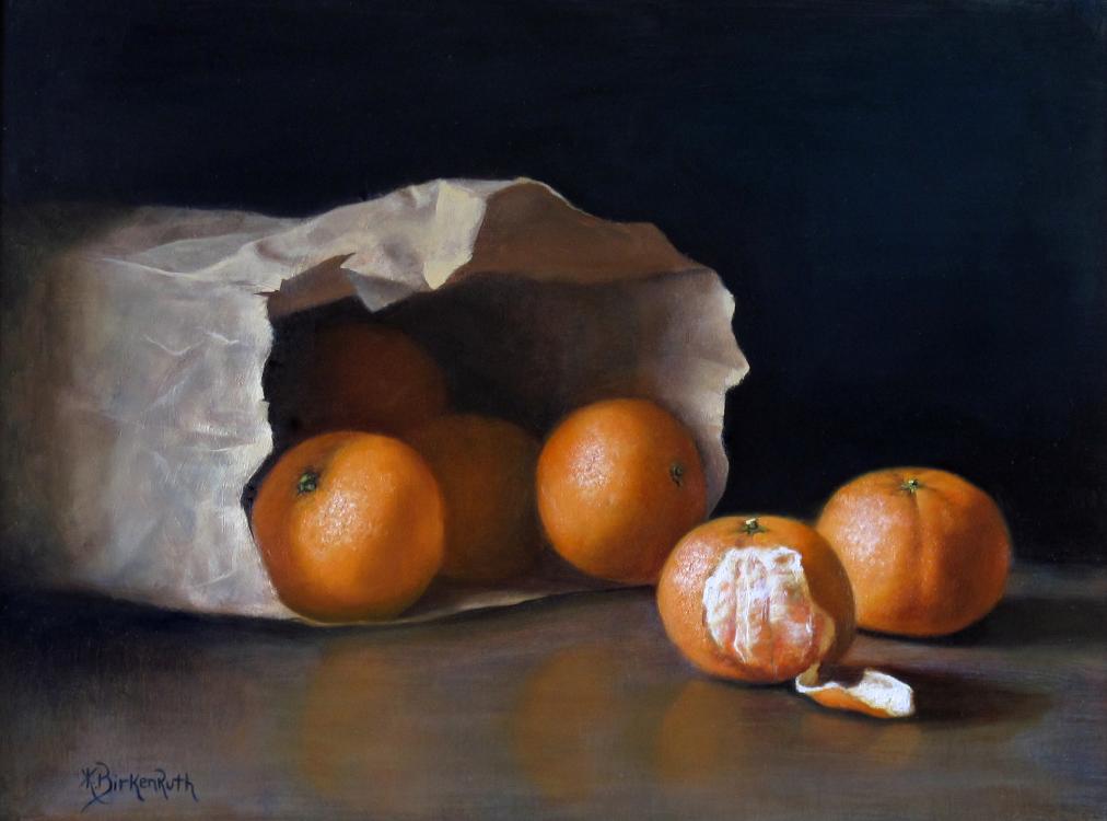Bagged Clementines by Kelly Birkenruth